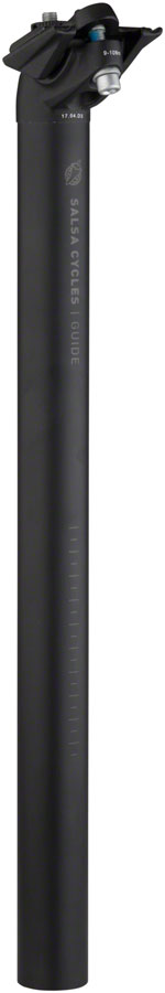Salsa Guide Seatpost 27.2 x 400mm 18mm Offset Black Seatpost Salsa