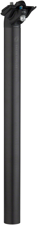 Salsa Guide Carbon Seatpost 31.6 x 400mm 18mm Offset Black Seatpost Salsa