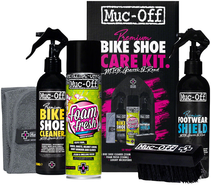 Muc-Off Premium Bike Shoe Care Kit Shoes and Insoles Muc-Off