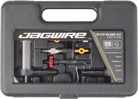 Jagwire Elite DOT Bleed Kit includes SRAM Avid Formula Hayes Hope Adapters Brake Tools Jagwire   