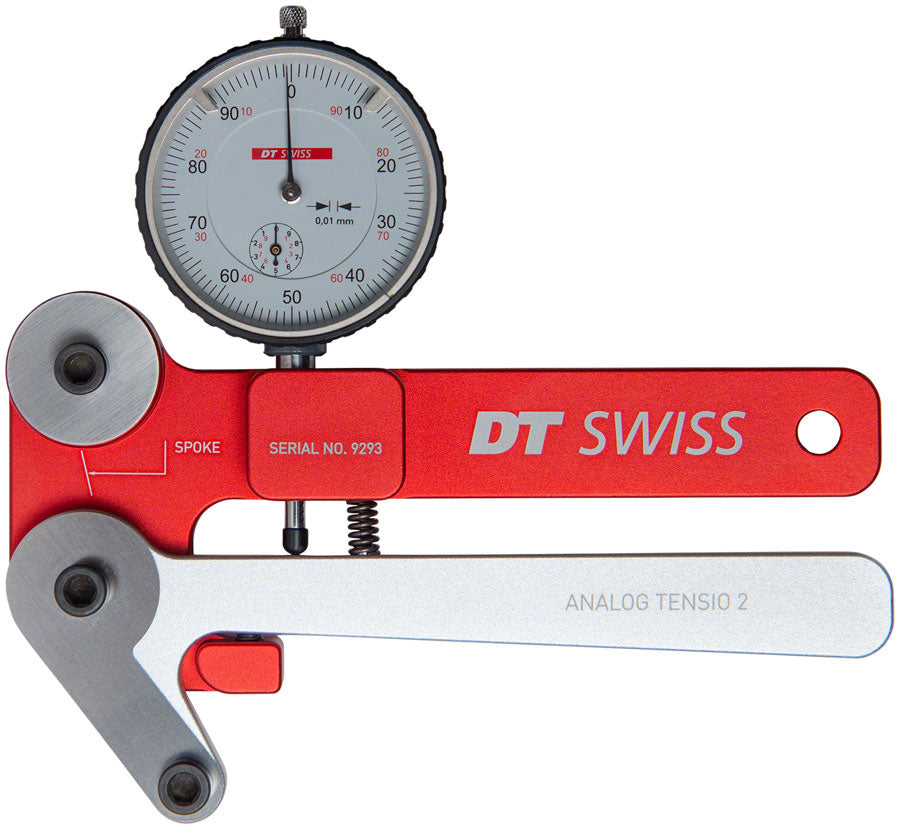 DT Swiss Analog Spoke Tensiometer - Red/Silver Wheel Building Tools / Truing Stands DT Swiss