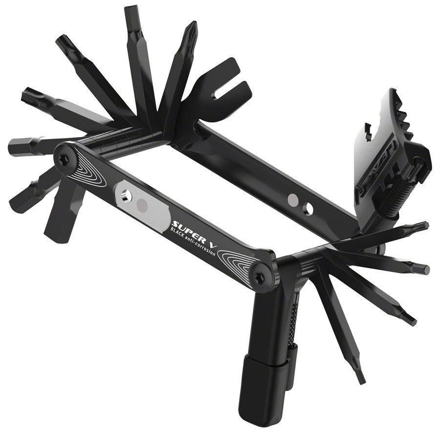 Lezyne SUPER V 23-Function Multi Tool Black Multi Tools Lezyne