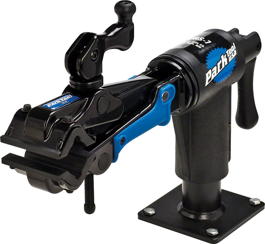 Park Tool PRS-7-2Bench Mount Repair Stand and 100-5D Clamp: Single Repair Stands Park Tool