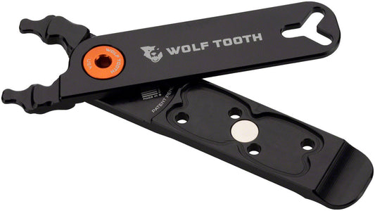 Wolf Tooth Master Link Combo Pliers with Orange Bolt Chain Tools Wolf Tooth   