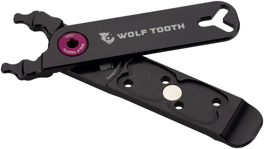 Wolf Tooth Master Link Combo Pliers with Purple Bolt Chain Tools Wolf Tooth