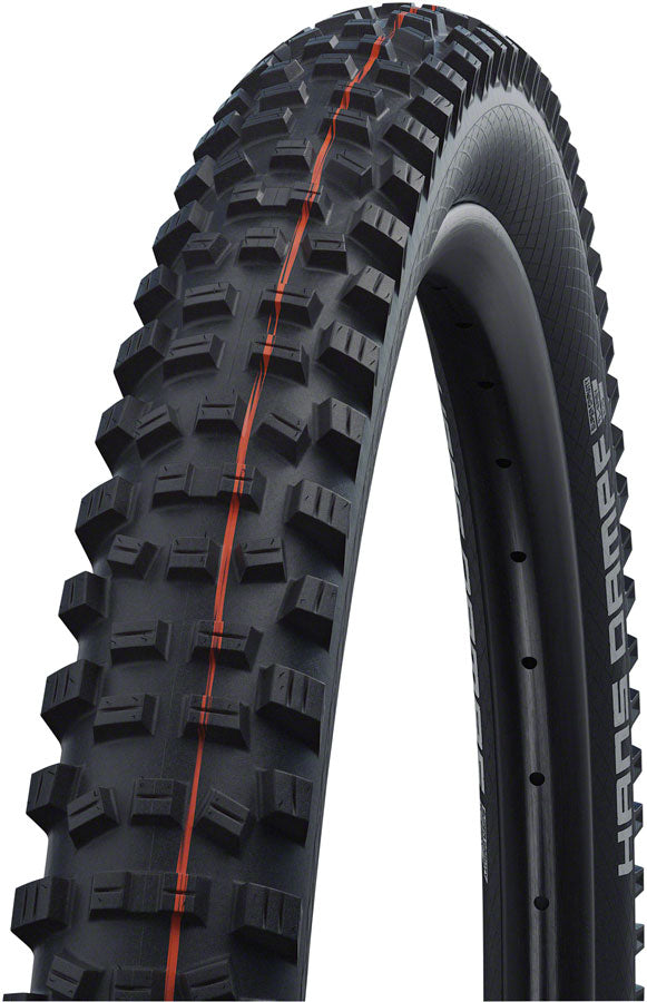 Schwalbe Hans Dampf Tire - 27.5 x 2.6 Tubeless Folding BLK Evolution Addix Soft SuperGravity Tires Schwalbe