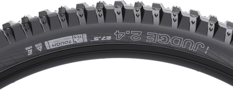 WTB Judge Tire - 27.5 x 2.4 TCS Tubeless Folding BLK Tough/High Grip TriTec E25 Tires WTB