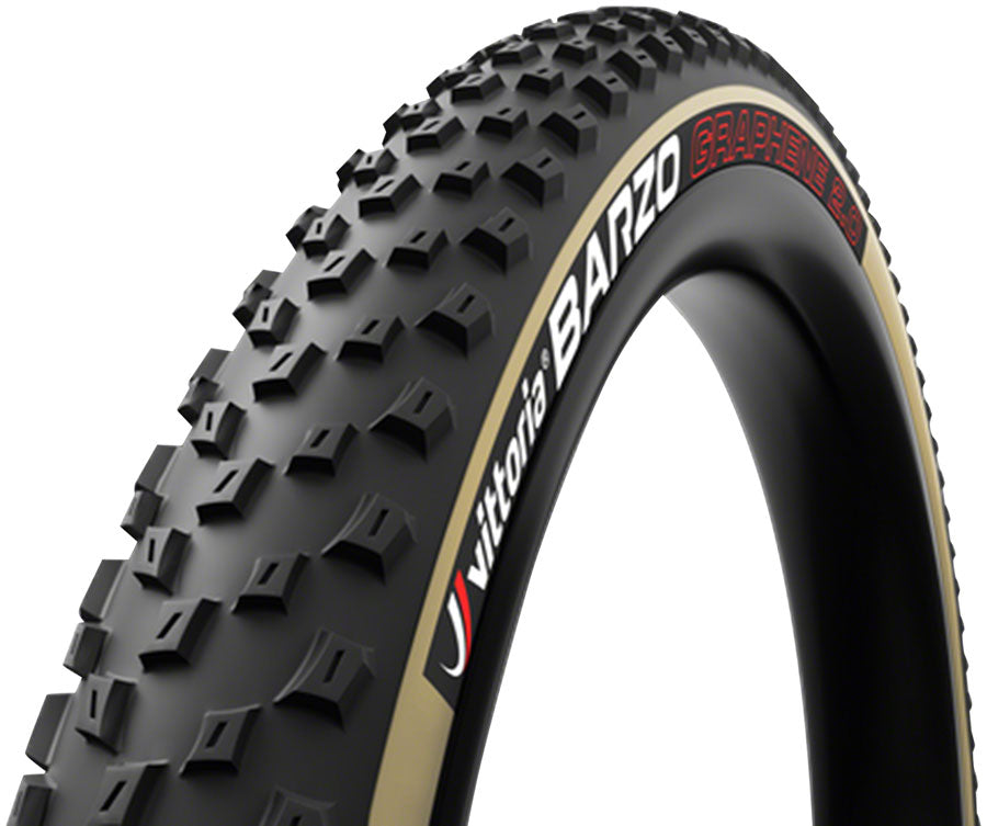 Vittoria Barzo Tire - 29 x 2.35 Tubeless Folding Black/Tan 4C Race G2.0 Tires Vittoria