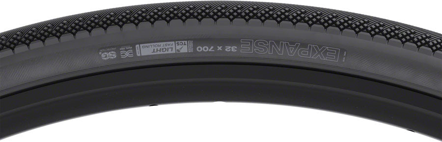 WTB Expanse Tire - 700 x 32 TCS Tubeless Folding BLK Light/Fast Rolling Dual DNA SG2 Tires WTB