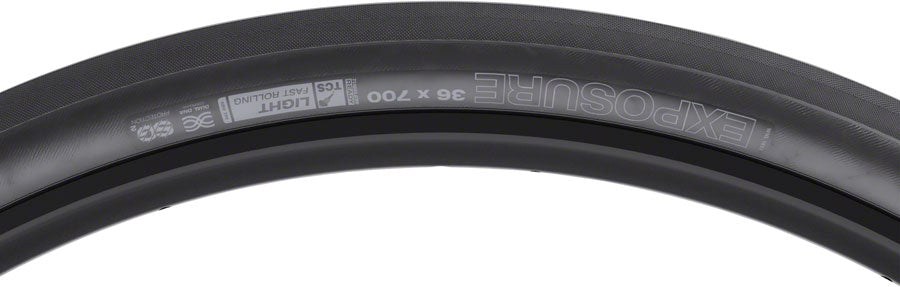 WTB Exposure Tire - 700 x 36 TCS Tubeless Folding BLK Light/Fast Rolling Dual DNA SG2 Tires WTB