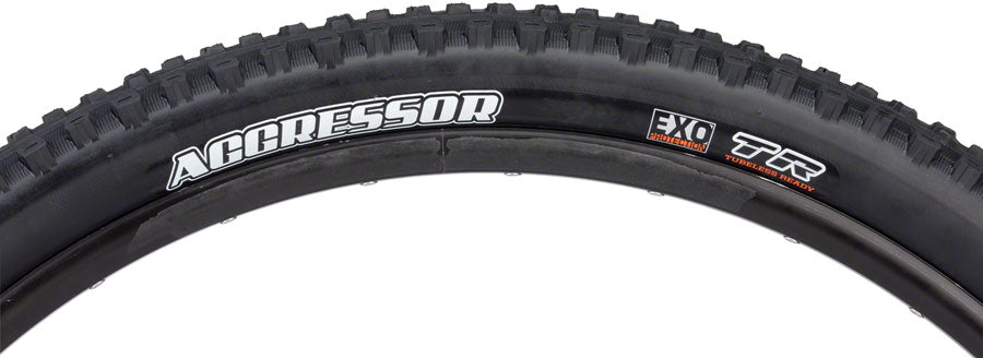 Maxxis Aggressor Tire - 27.5 x 2.3 Tubeless Folding Black Dual EXO Tires Maxxis