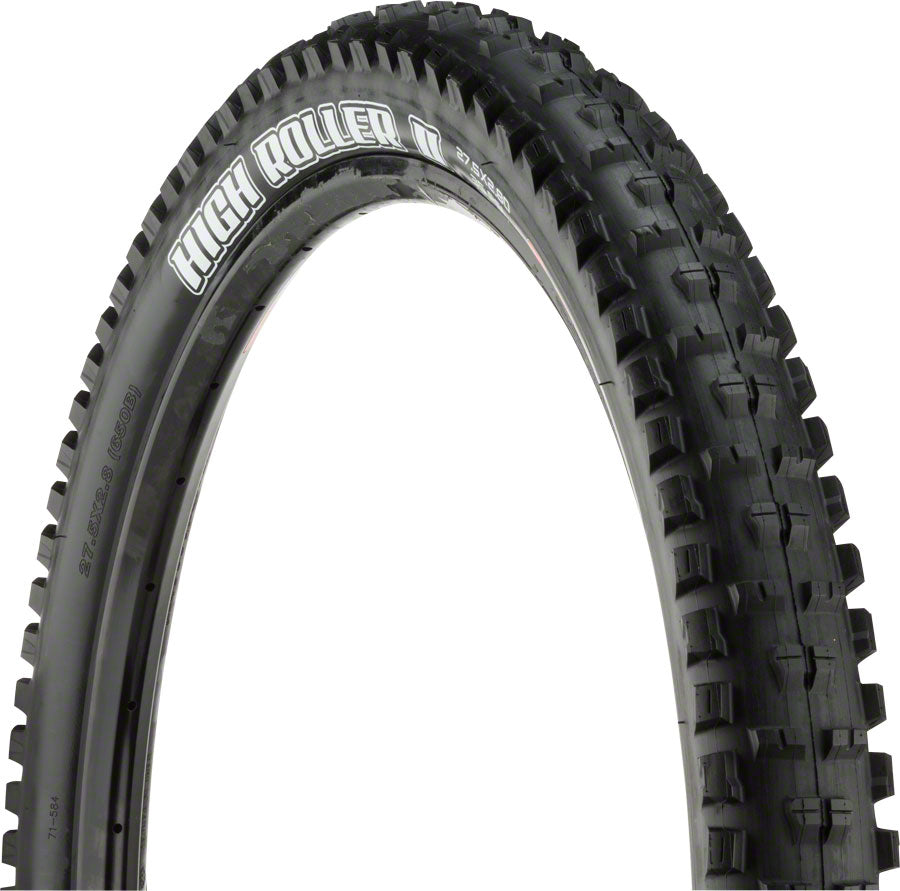 Maxxis High Roller II Tire - 27.5 x 2.8 Tubeless Folding BLK 3C Maxx Terra EXO Tires Maxxis