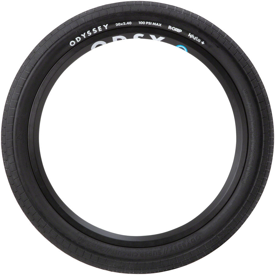 Odyssey Super Circuit Tire - 20 x 2.4 Clincher Folding Black Tires Odyssey