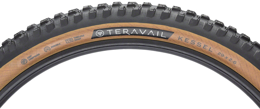 Teravail Kessel Tire - 29 x 2.6 Tubeless Folding Tan Durable Tires Teravail