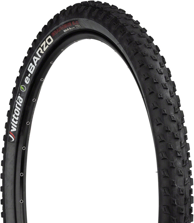 Vittoria e-Barzo Tire - 29 x 2.6 Tubeless Folding Black/Anthracite TNT G2.0 Tires Vittoria