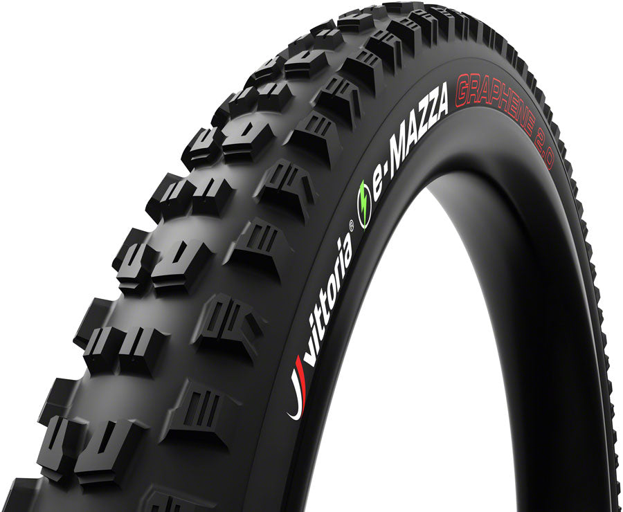 Vittoria e-Mazza Tire - 29 x 2.6 Tubeless 2PLY Folding Black Enduro G2.0 Tires Vittoria