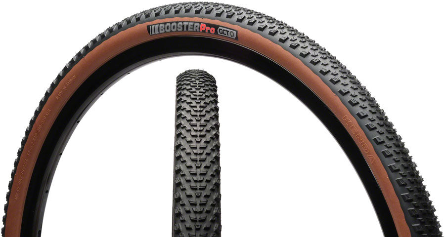 Kenda Booster Pro Tire - 700 x 40 Tubeless Folding Coffee Sidewall 120tpi GCT Tires Kenda