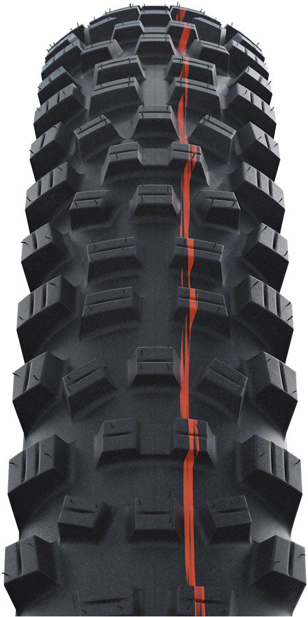 Schwalbe Hans Dampf Tire - 27.5 x 2.6 Tubeless Folding BLK/Bronze Evolution Line Super Trail Addix Soft Tires Schwalbe