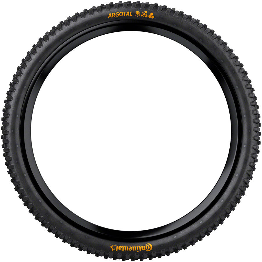 Continental Argotal Tire - 27.5 x 2.40 Tubeless Folding BLK Super Soft Downhill Casing E25 Tires Continental