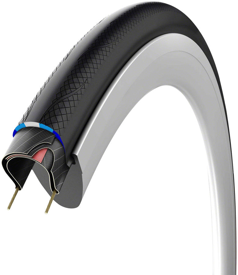 Vittoria Rubino Pro IV Tire - 700 x 25 Tubeless Folding Black 3C G2.0 Tires Vittoria