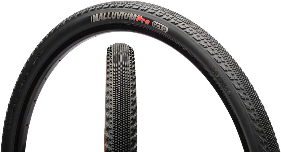 Kenda Alluvium Tire - 700 x 40 Tubeless Folding 120tpi Black Tires Kenda