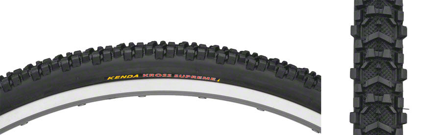 Kenda Kross Supreme Tire - 700 x 35 Clincher Folding Black 60tpi Tires Kenda