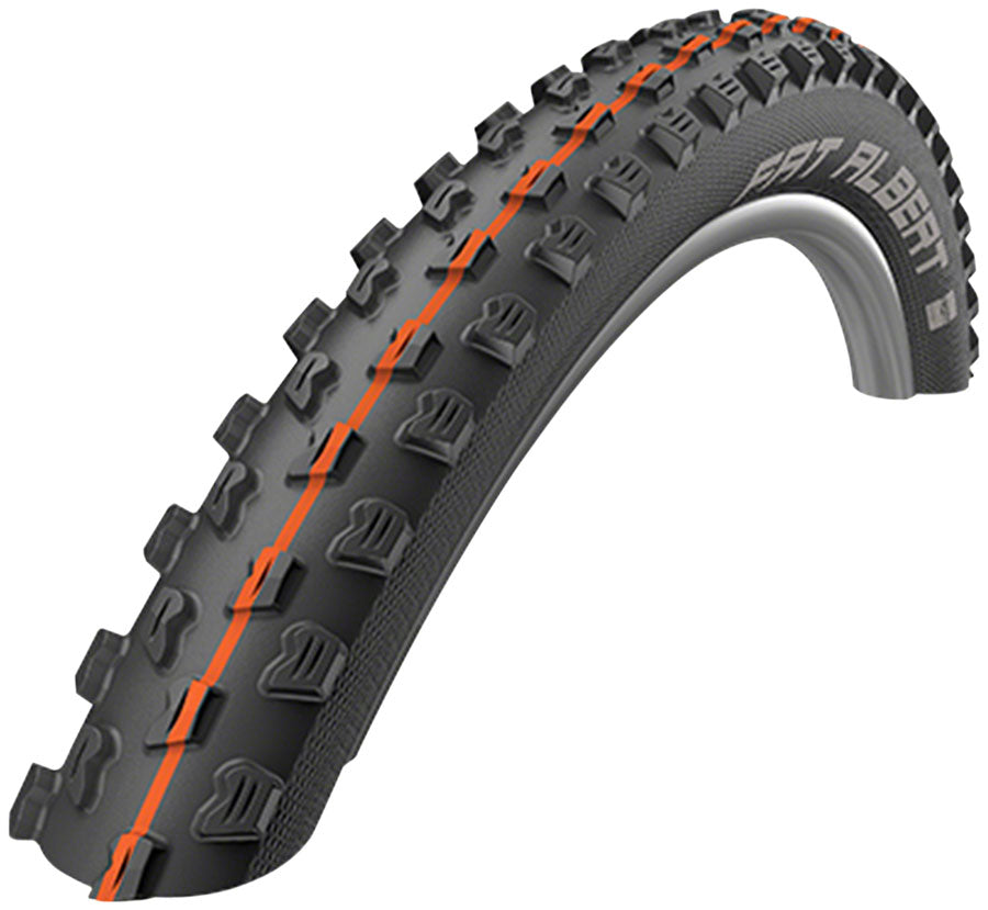 Schwalbe Fat Albert Front Tire - 27.5 x 2.35 Tubeless Folding BLK Evolution Addix Soft Snakeskin Tires Schwalbe