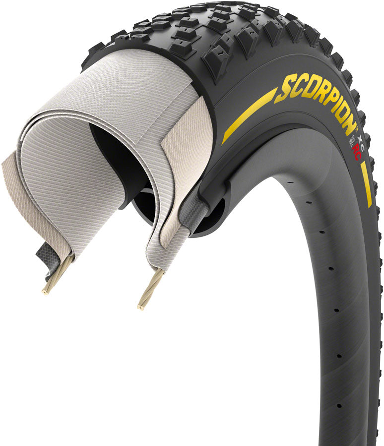 Pirelli Scorpion XC RC Tire - 29 x 2.2 Tubeless Folding YLW Label Team Edition Tires Pirelli