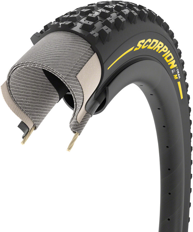 Pirelli Scorpion Trail M Tire - 29 x 2.4 Tubeless Folding YLW Label Team Edition Tires Pirelli