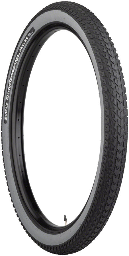 Surly ExtraTerrestrial Tire - 27.5 x 2.5 Tubeless Folding Black/Slate 60tpi Tires Surly