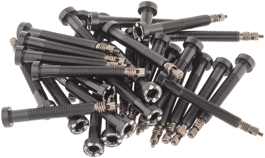 Muc-Off Tubeless Valve Box Refill - Black 44mm Stem Pack of 30 Tubeless Valves Muc-Off