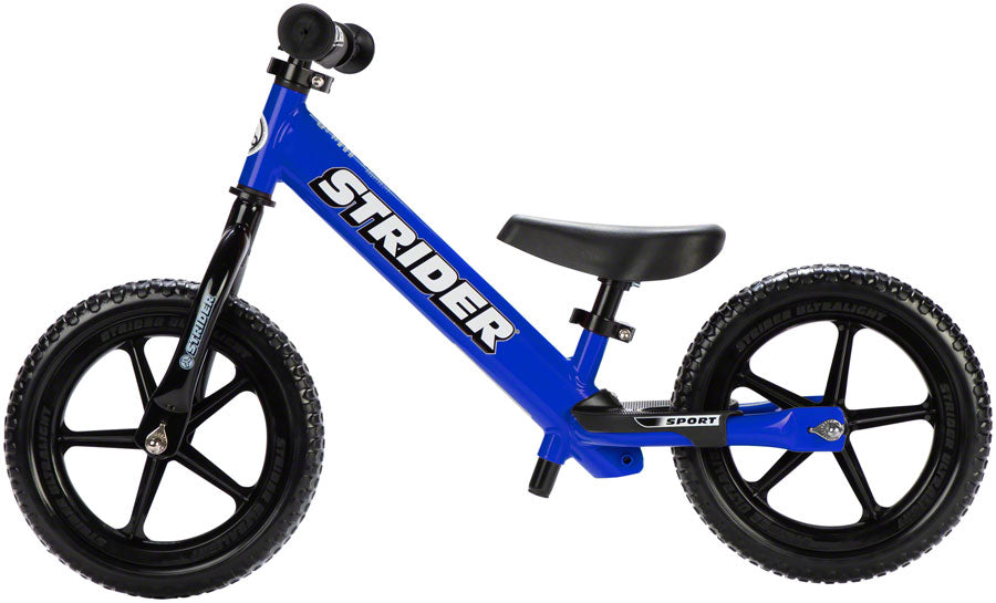 Strider 12 Sport Balance Bike: Blue Balance Bike Strider Sports