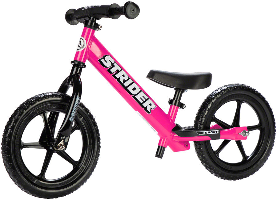 Strider 12 Sport Balance Bike: Pink Balance Bike Strider Sports