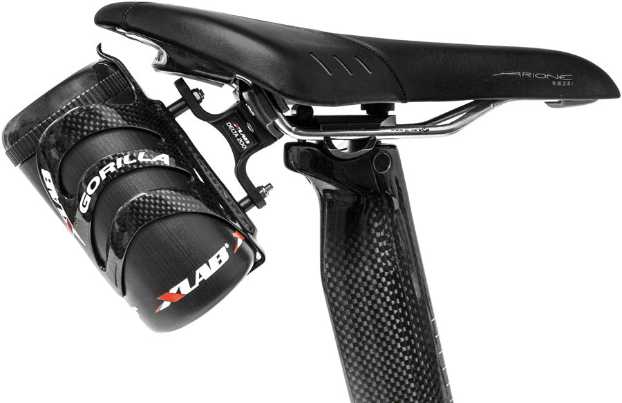 XLAB Delta 200 Rear Water Bottle Cage: Black Water Bottle Cages XLAB