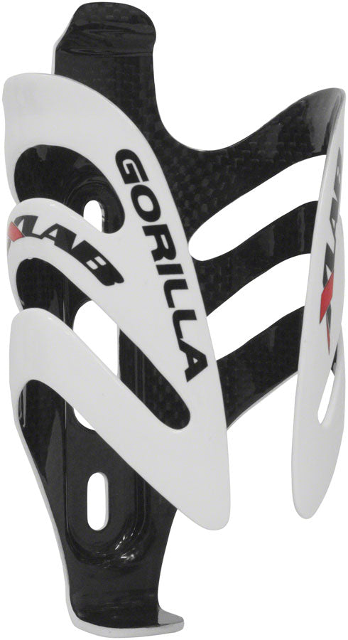 XLAB Gorilla HG Water Bottle Cage: White/Black Water Bottle Cages XLAB