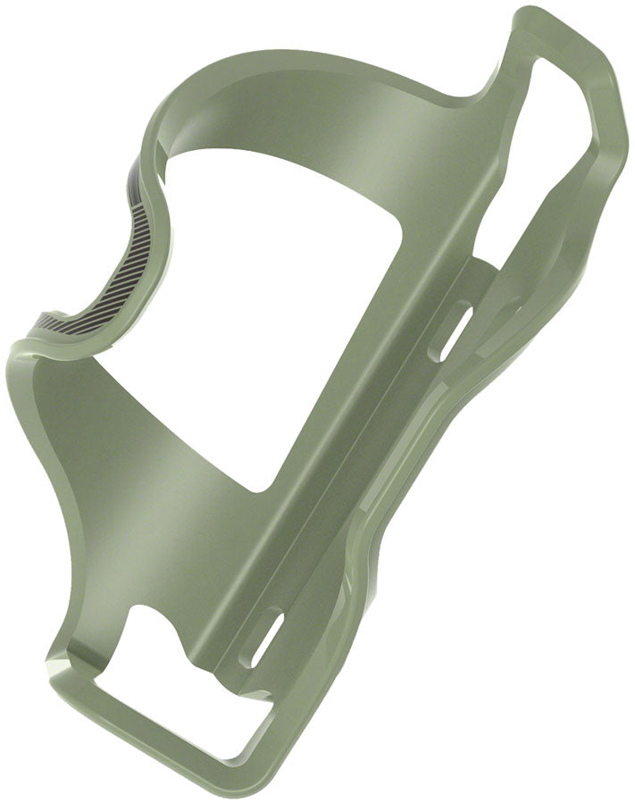 Lezyne Flow SL Water Bottle Cage - Right Side Entry Army Green Water Bottle Cages Lezyne