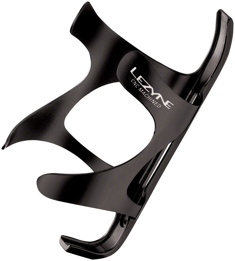 Lezyne CNC Water Bottle Cage - Aluminum Black Water Bottle Cages Lezyne