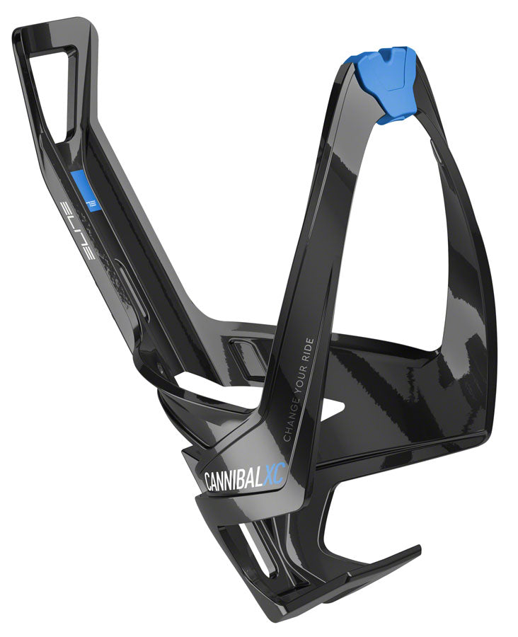 Elite SRL Cannibal XC Water Cage - Black/Blue Water Bottle Cages Elite