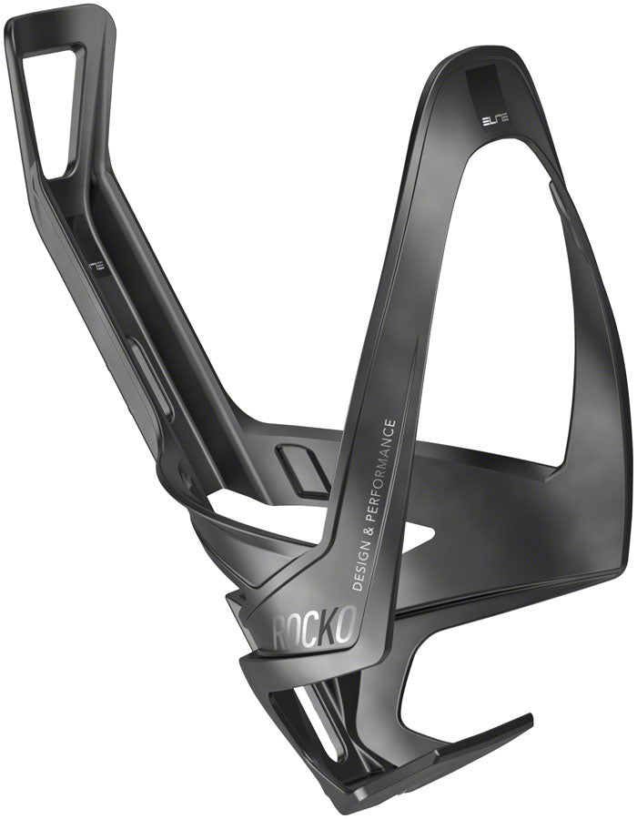 Elite SRL Rocko Carbon Water Bottle Cage: Matte Black/Black Water Bottle Cages Elite