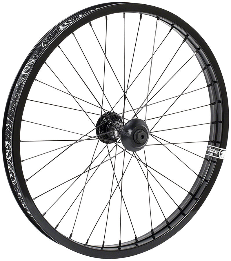 The Shadow Conspiracy Symbol Front Wheel - 20" 3/8" x 100mm Black Front Wheel The Shadow Conspiracy