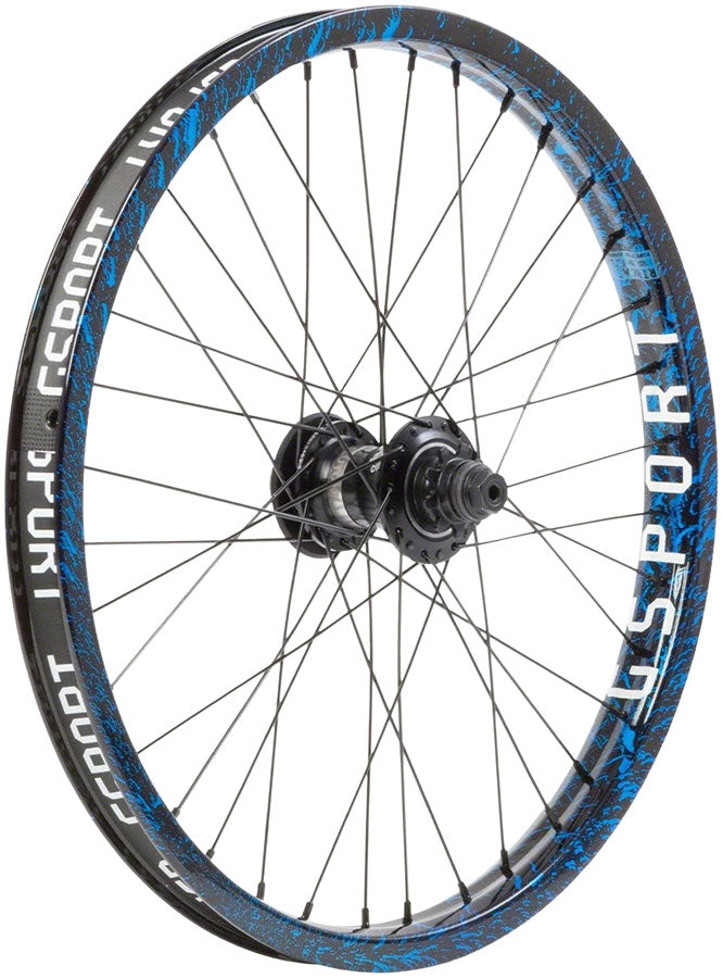 G Sport Elite Rear Wheel - 20" Freecoaster Blue Blood RHD Rear Wheel Odyssey
