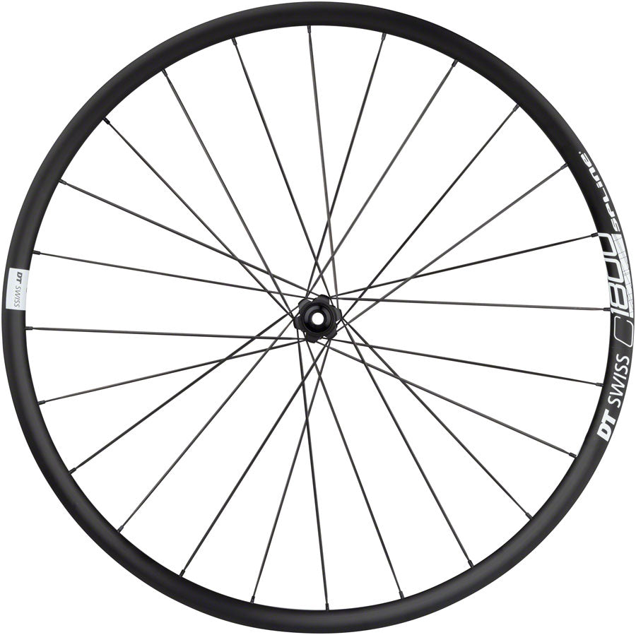 DT Swiss C 1800 Spline Front Wheel - 700 12 x 100mm Center-Lock Black Front Wheel DT Swiss