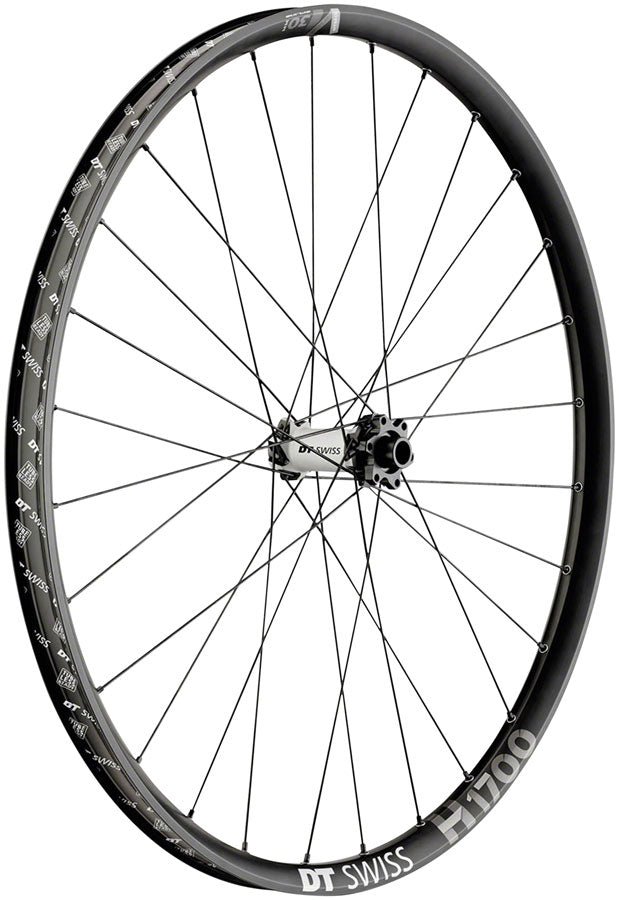 DT Swiss H 1700 Spline 30 Front Wheel 29" 15 x 110mm Boost 6-Bolt BLK Ebike Front Wheel DT Swiss