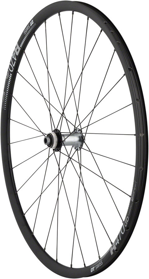 Quality Wheels Ultegra/DT R470db Front Wheel - 700 12 x 100mm Center-Lock BLK Front Wheel Quality Wheels