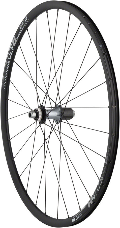 Quality Wheels Ultegra/DT R470db Rear Wheel - 700 12 x 142mm Center-Lock HG 11 BLK Rear Wheel Quality Wheels
