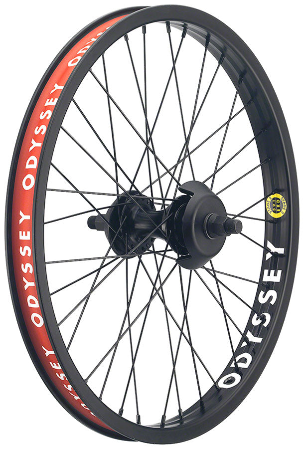 Odyssey Stage-2 Rear Wheel - 20" 14 x 110mm Rim Brake LHD Cassette Black Rear Wheel Odyssey