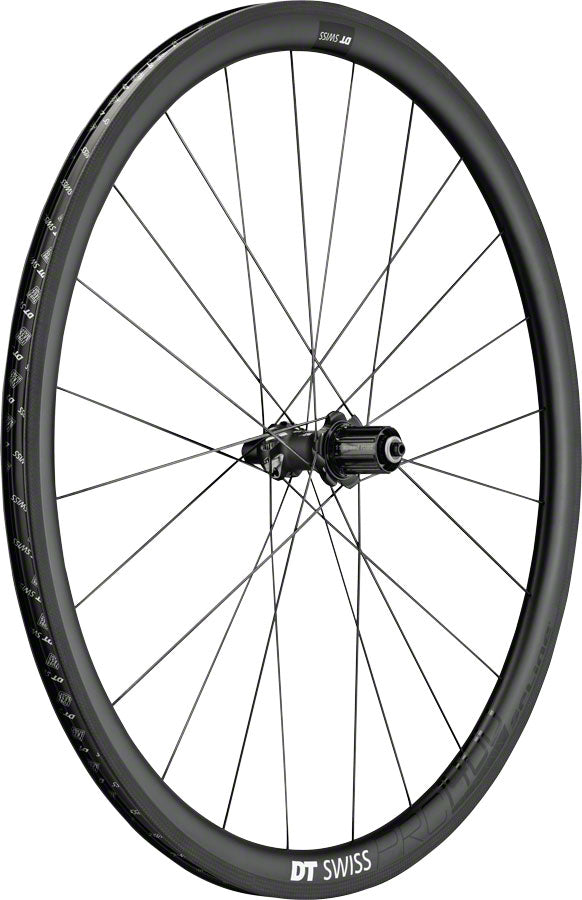 DT Swiss PRC 1400 Spline Rear Wheel - 700 QR x 130mm Rim Brake HG 11 Black Rear Wheel DT Swiss