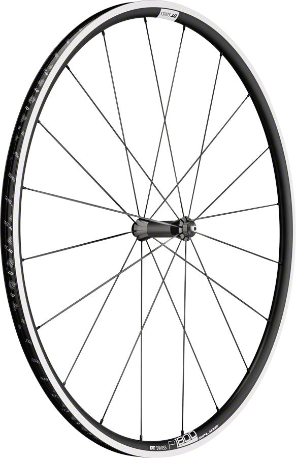 DT Swiss P 1800 Spline Front Wheel - 700 QR x 100mm Rim Brake Black Front Wheel DT Swiss