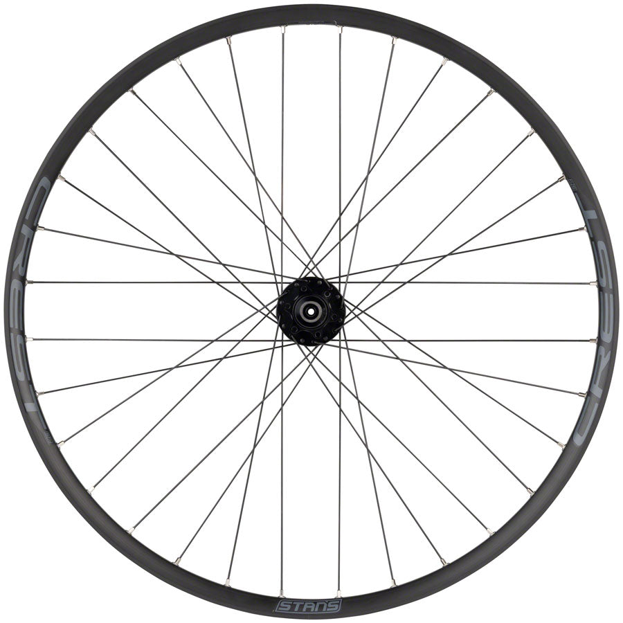 Stans No Tubes Crest S2 Front Wheel - 26" QR x 100mm 6-Bolt Black Front Wheel Stans No Tubes
