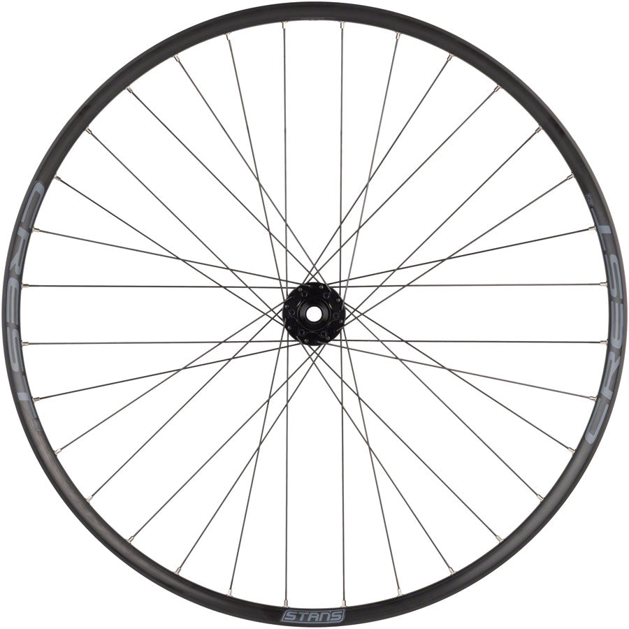 Stans No Tubes Crest S2 Front Wheel - 29" 15 x 110mm 6-Bolt Black Front Wheel Stans No Tubes